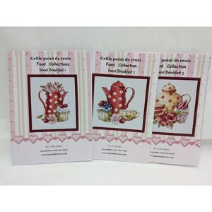 Grille Point de Croix Sweet Breakfast Counted Cross Stitch Pattern  Series